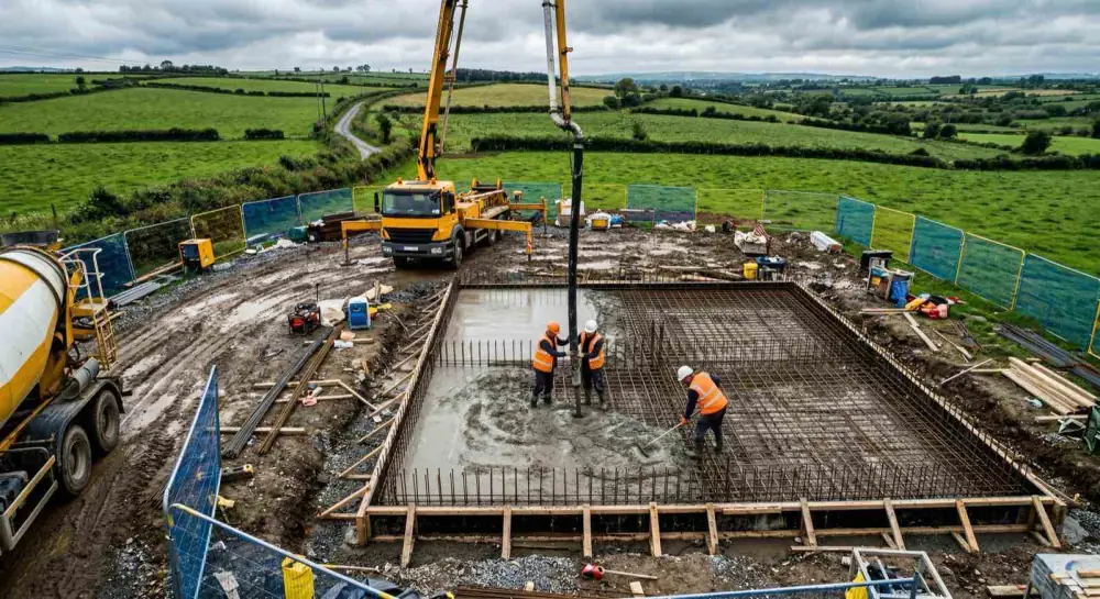 Construction site in Ireland